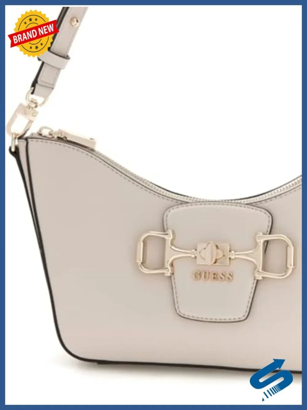 GUESS Janie Convertible Shoulder Bag Polyurethane Hobo